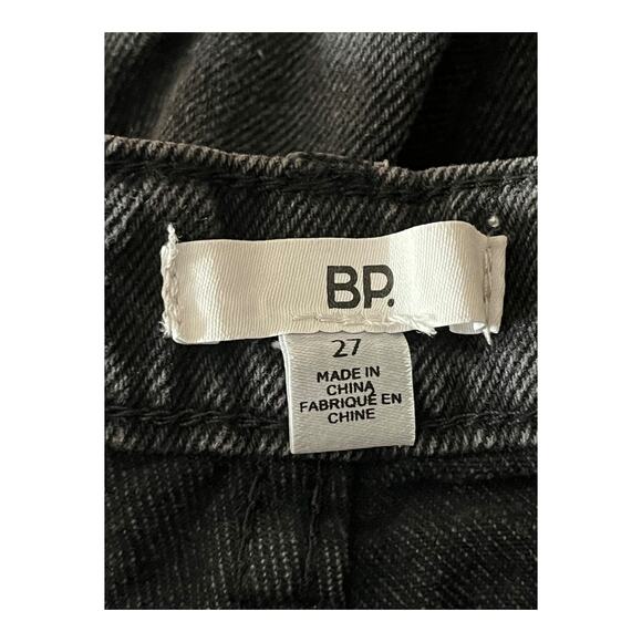 BP. jeans destroyed wide leg distressed low rise denim size 27 - Picture 4 of 5